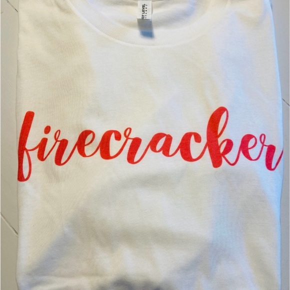 4th of July Firecracker T-Shirt, Patriotic, Unisex XXL 2XL 2X Plus Size White - Picture 4 of 6